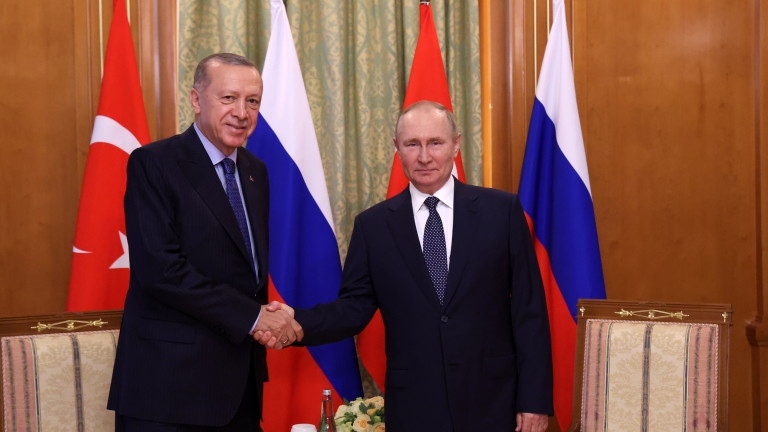 Путин: Европа трябва да е благодарна на Турция за транзита на газ